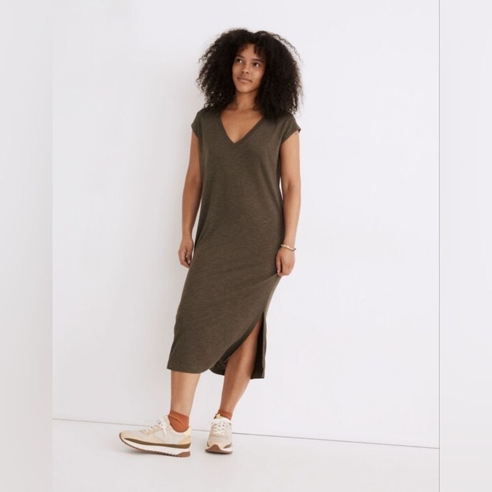 V-Neck Muscle Tank Dress